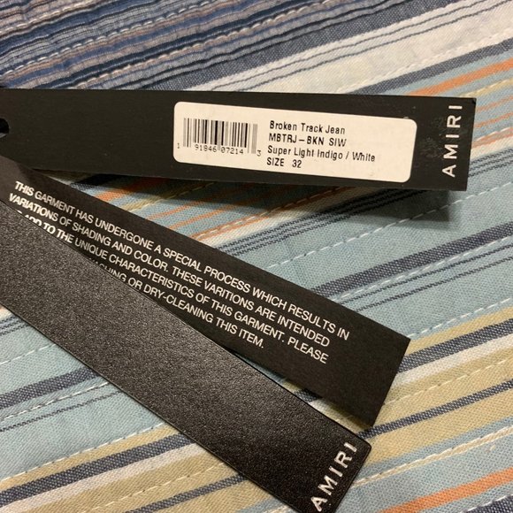 Amiri Broken Track Jeans 32 - Picture 6 of 13